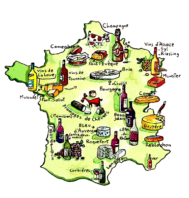 frankrikes map