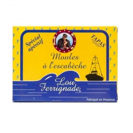 Moules à l'escabèche spécial Tapas 100gr.