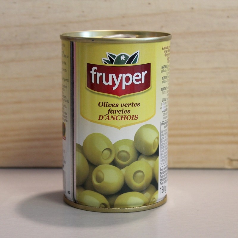 Olives aux anchois Délices de France Franska Delikatesser