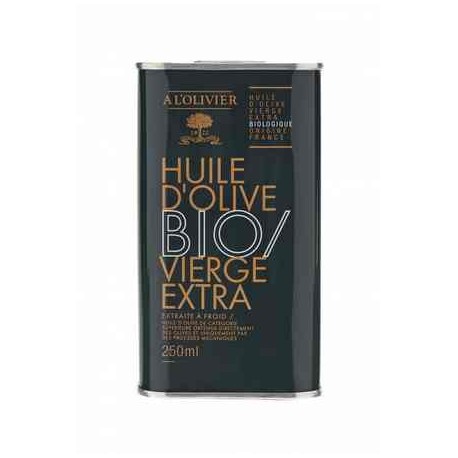 Huile d'olive extra vierge 250ml A l'Olivier