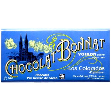 Mörkchoklad LOS COLORADOS Equateur Bonnat 100g.