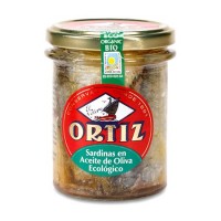 Sardines BIO à l'huile d'olive 190g Ortiz