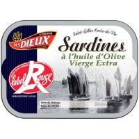 Sardines à l'huile d'olive Label Rouge 115g - LES DIEUX