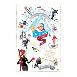 Torchon Les Sports d'hiver
