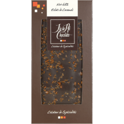 Chocolat noir 68% éclats de caramels Ile de Ré