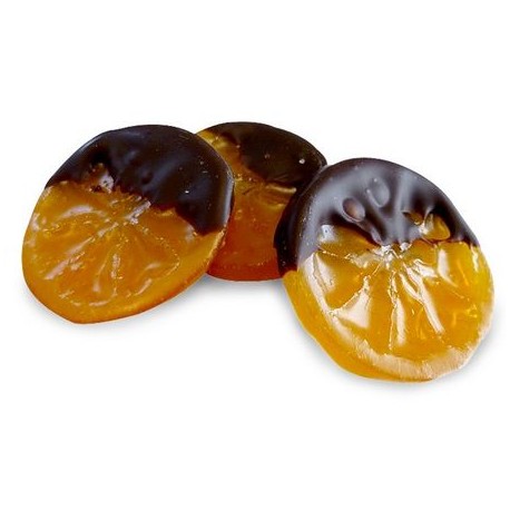 Konfiterade clementiner i mörk choklad 1,5kg