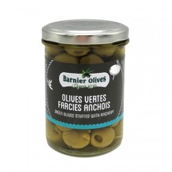 Olives vertes à la farce d'anchois 115g Barnier