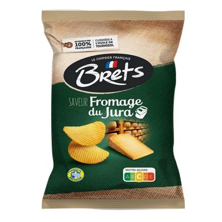 Chips med Jura ost (Comté AOP) 125g Bret's