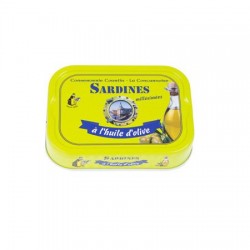 Sardines huile olive BIO Courtin 115g