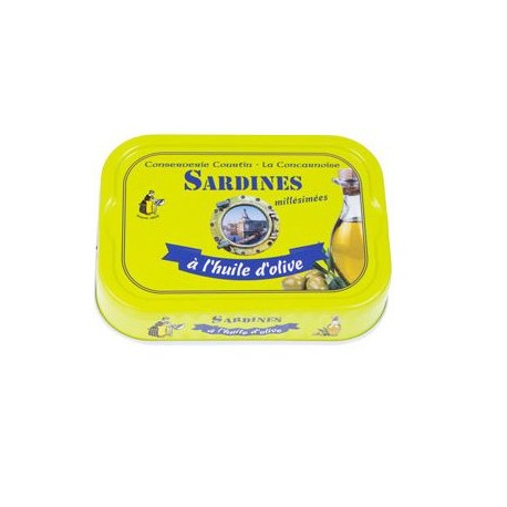 Sardines huile olive BIO Courtin 115g