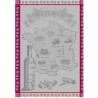 Kökshandduk 48x72cm 100% bomull Torchons Jacquard - Route des vins