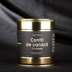 Confit de canard 2 cuisses 740g Argaud - CONSERVE