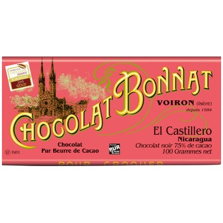Chocolat noir EL CASTILLERO Les Grand Crus d'Exception Bonnat 100g