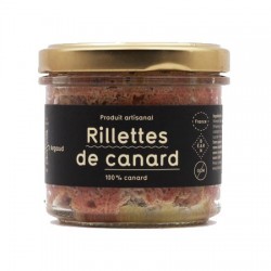 Rillettes de canard au foie gras 100g Maison Argaud