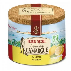 Fleur de Sel Camargue med EKO Citron 125g. Havssalt