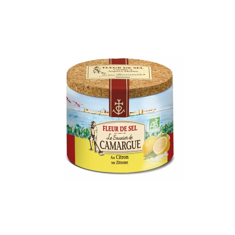 EKO Fleur de Sel Havssalt med citron Franska delikatesser på nätet