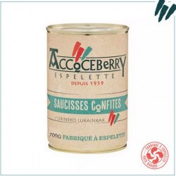 Saucisses confites 900g Accoceberry