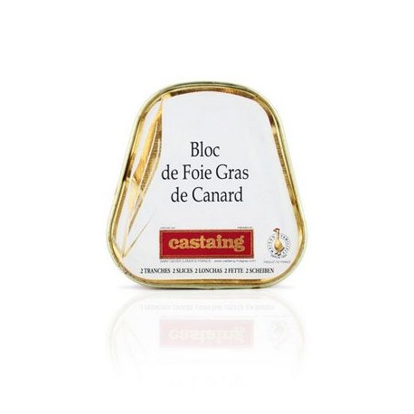 Bloc de foie gras de canard 75g Castaing