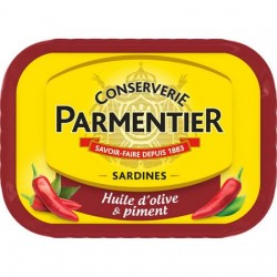 Petite Sardine MSC poivron piment 106g - PARMENTIER