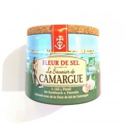 Fleur de Sel Camargue á l'ail et au persil 125g BIO