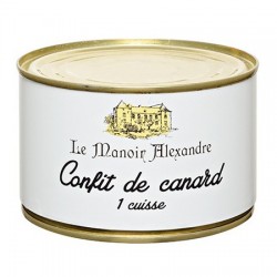 Cuisse de canard confite Manoir Alexandre 1