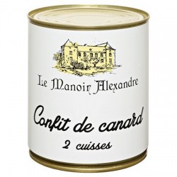 Cuisse de canard confite Manoir Alexandre 1