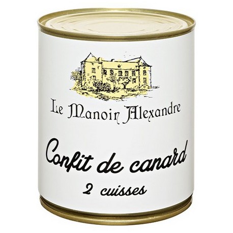 Cuisse de canard confite Manoir Alexandre 1