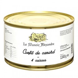 Confit de Canard 1600g Label Rouge 4 lår Maison Argaud