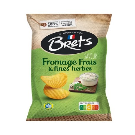 Chips med färskost & örter Brets 125g