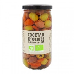 Cocktail med ekologiska kärnfria oliver, 340g. Kampanj BFD 05/05/2024