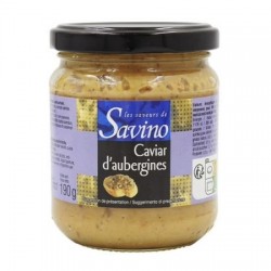 Aubergines caviar 190g Savino