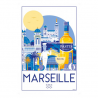 Kökshandduk Marseille (Pastis)