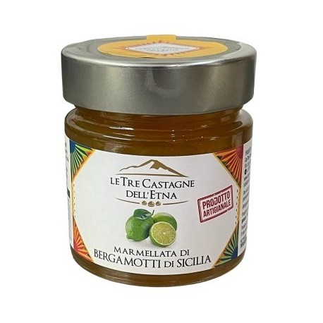 Bergamottmarmelad 250g Le TreCastagne Dell`Etna - Bergamott från Sicilien