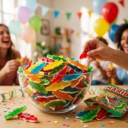 Lösvikt Godis Bonbons Schtroumpfs Haribo