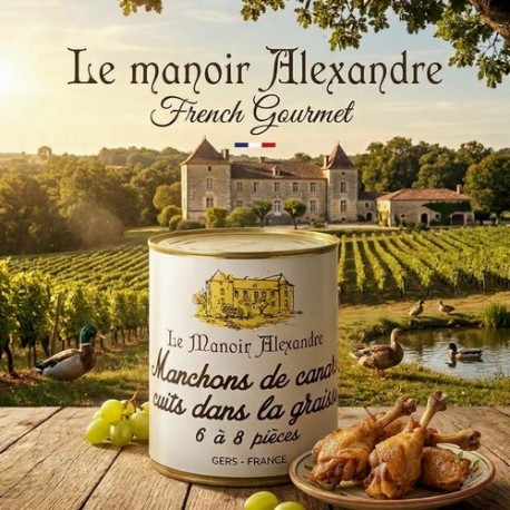 Manchons de canard 765g Manoir Alexandre
