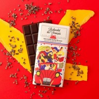 Mörk choklad 71% EKO med chokladbitar 80g chocolat des Français