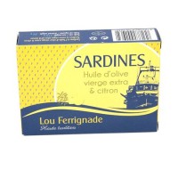 Sardiner med citron & olivolja 115g LOU Ferrigno