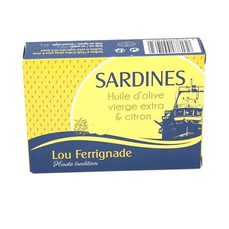 Sardiner med citron & olivolja 115g