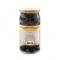 Olives Noires aromatisées aux herbes de Provence 230g Barral