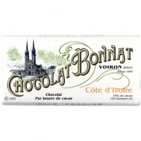 Mörk choklad CÔTE D'IVOIRE Bonnat 100g.