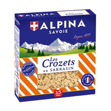 Les Crozets med bovete 400g Alpina