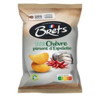 Chips Chevre & Espelettechilli 125g Bret's