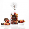 «Amours de Cerise» körsbärsfruktspasta täckt med gianduja och choklad Doucet 200g
