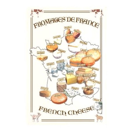 Kökshandduk Fromage de France