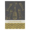 Kökshandduk 48x72cm 100% bomull Torchons Jacquard - Champagne Or