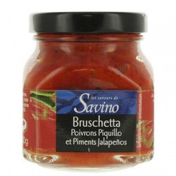 Bruschetta Paprika Piquillo 140g Savino