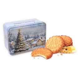 Kakburk metall - med smörkaka 125g Biscuiterie de l'Abbaye