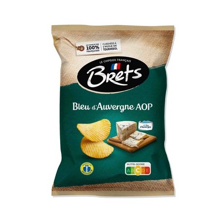 Chips med Bleu d'Auvergne Brets 125g BFD 01/04/2026