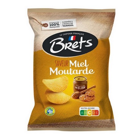 Chips smaksatt med senap & honung Brets 125g