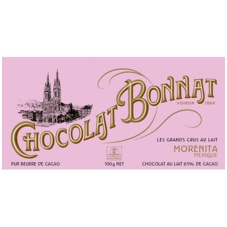 Mjölkchoklad MORENITA Les Grand Crus au lait Bonnat 100g